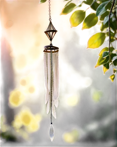 wind chime,wind chimes,wind bell,hanging lantern,hanging light,dewdrop,lemurian,dewdrops,morning light dew drops,dewdrops in the morning sun,dream catcher,suspended leaf,glass yard ornament,oriental lantern,dew drop,dew drops,lantern string,pendulums,glass ornament,tassel,Conceptual Art,Oil color,Oil Color 12