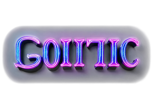 Colorful words, 3D effect, bold font, metallic material, shiny surface, reflective texture, futuristic style, neon lights, dark background, low-angle shot, dramatic lighting, high contrast.,the word g