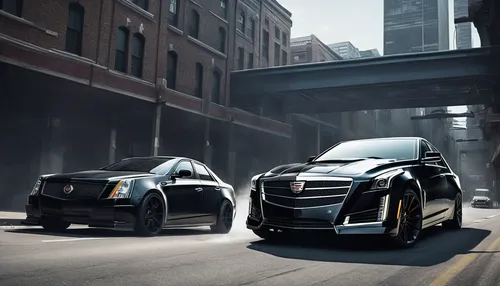 Write a thrilling car chase scene featuring a black Cadillac CTS.,cadillac cts-v,cadillac cts,cadillac sts-v,morgan lifecar,cadillac de ville series,cadillac xts,cadillac bls,cadillac srx,luxury cars,