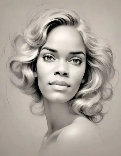 vrih,beyonc,miseducation,candace,pencil drawings,airbrush,Digital Art,Line Art