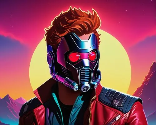 star-lord peter jason quill,terminator,lykos,pyro,nanites,holtzmann,Conceptual Art,Sci-Fi,Sci-Fi 12