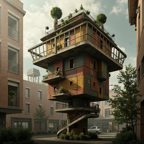 tree house,cubic house,apartment house,treehouses,cube stilt houses,treehouse,sky apartment,tree house hotel,apartment building,apartment block,hanging houses,cube house,urban design,mobile home,an apartment,stilt houses,ecotopia,bird house,multistory,appartement