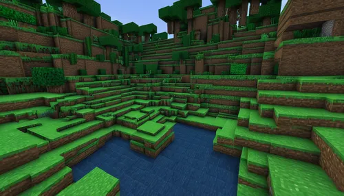 ravine,terraforming,deforestation,block of grass,minecraft,green grain,tileable,hollow blocks,green forest,biome,brick grass,green trees,dungeons,amplified,wooden block,wither,cobblestone,elven forest,bamboo forest,vines,Art,Classical Oil Painting,Classical Oil Painting 09