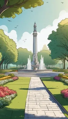 backgrounds,sakura background,roestel,background design,springfield,bloomgarden,layton,cartoon video game background,background vector,lafayette park,city park,walk in a park,springtime background,bascom,rosarium,obelisk,spring background,flower clock,japanese sakura background,autumn park,Illustration,Black and White,Black and White 04