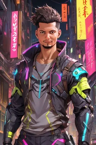 cyberpunk,guilinggao,bianzhong,electro,yukio,male character,cyborg,gangneoung,maxlrain,kai ken,zunzuncito,dj,scrapek,tangelo,bakwan,tekwan,gungdo,wuhan''s virus,rein,shinkiari,Digital Art,Anime