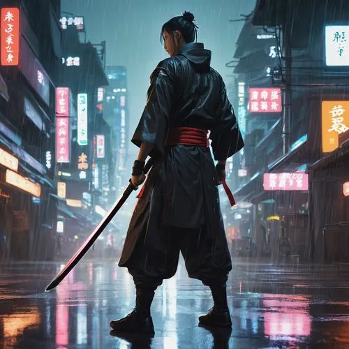 ronin,samurai,samourai,zatoichi,jubei,sikatana,katanas,katana,samurai fighter,kusarigama,swordsman,kenjutsu,honsik,iaido,yojimbo,kenshi,yahiko,kazama,tenchu,izanagi,Conceptual Art,Fantasy,Fantasy 32