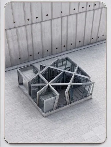 cooling tower,underground car park,ventilation grid,luggage compartments,underground garage,charcoal kiln,reinforced concrete,vegetable crate,exhaust fan,ventilation grille,storage basket,waste containment,solar cell base,concrete construction,dog crate,ceiling ventilation,animal containment facility,steel construction,manhole,structural glass,Architecture,Small Public Buildings,Modern,Andalusian Renaissance