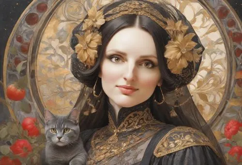 gothic portrait,viveros,noblewoman,morgana,hecate,duchesse