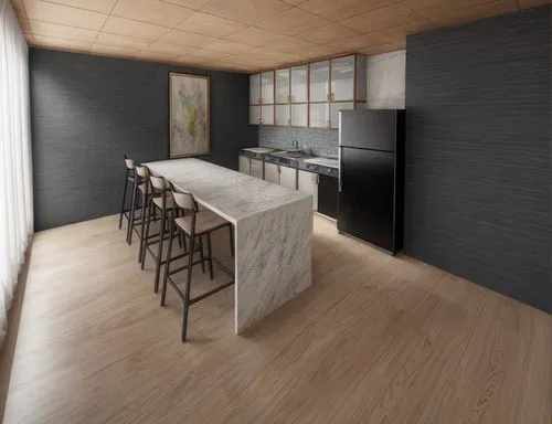 modern kitchen interior,kitchen design,modern minimalist kitchen,modern kitchen,kitchen interior,3d rendering,render,tile kitchen,dark cabinetry,kitchen & dining room table,japanese-style room,dining 