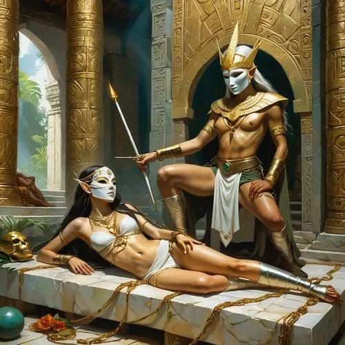 kshetra,pandavas,rakshasas,akhnaten,parashuram,chhinnamasta,Conceptual Art,Fantasy,Fantasy 18