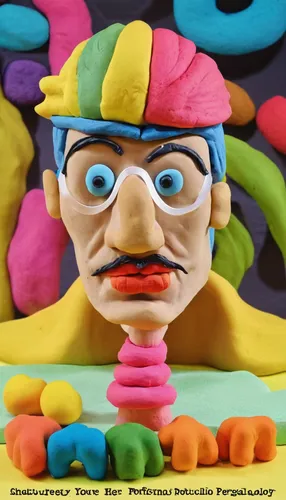 Creating a portfolio that reflects your unique style and personality.,plasticine,play-doh,play doh,play dough,clay animation,groucho marx,motor skills toy,sugar paste,marzipan figures,brigadier,plasti