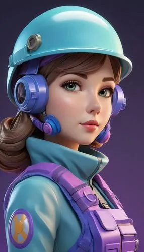 ssx,glider pilot,headset profile,aviatrix,operator,meka,Unique,3D,3D Character