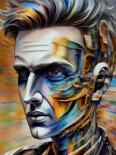 digiart,biomechanical,david bowie,digital art,3d man,cyborg,digital artwork,world digital painting,cybernetics,digital creation,fractalius,digitalart,computer art,psychedelic art,terminator,artificial intelligence,digital painting,humanoid,augmented,android inspired