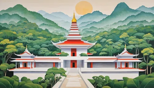 hall of supreme harmony,chiang rai,chiang mai,kuthodaw pagoda,phayao,myanmar,chạo tôm,cơm tấm,wat huay pla kung,khokhloma painting,laos,nước chấm,bánh da lợn,vietnam,kaew chao chom,thai temple,bánh tẻ,mì quảng,gwangokji,cao lầu,Art,Artistic Painting,Artistic Painting 44