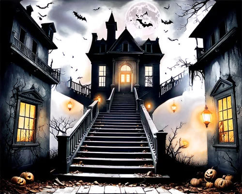 halloween background,halloween poster,the haunted house,halloween scene,haunted house,halloween wallpaper,haunted castle,halloween illustration,witch house,halloweentown,halloween border,ghost castle,hauntings,halloween frame,witch's house,halloween and horror,darktown,halloween night,cartoon video game background,haunted cathedral,Unique,Paper Cuts,Paper Cuts 06