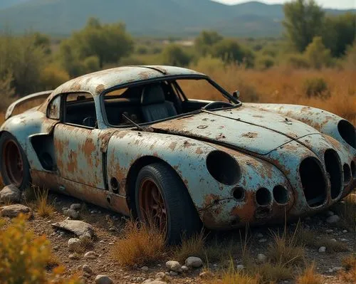 porsche 356,rusty cars,patina,old abandoned car,renault alpine,the beetle