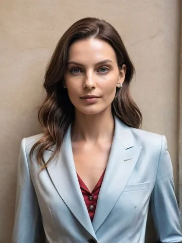 Theresa von Kalkutta,a young woman in a blue jacket standing by a wall,stana,luddington,henstridge,letizia,isinbaeva,oreiro,Photography,General,Realistic