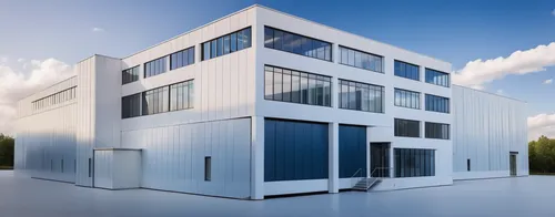 white and blue,prefabricated buildings,cubic house,industrial building,modern architecture,frame house,shipping containers,modern house,shipping container,metal cladding,modern building,3d rendering,g