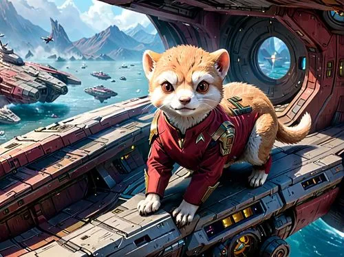 starfox,cat sparrow,gatab,red tabby,aleksandr,kittani,Anime,Anime,General