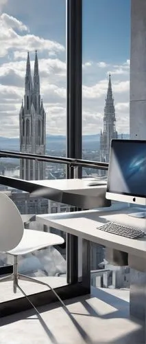 apple desk,imacs,blur office background,3d rendering,modern office,ultrabook,desktops,working space,deskjet,steelcase,deskpro,macbook air,elphi,workspaces,workstations,office desk,desk,imac,fractal design,macbooks,Illustration,Realistic Fantasy,Realistic Fantasy 42