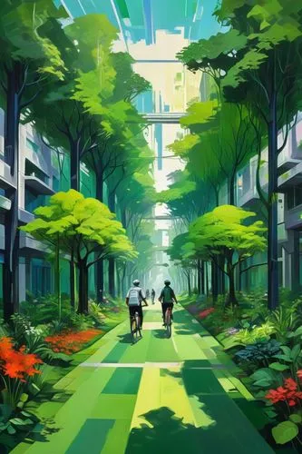 verdant,green garden,stroll,green forest,green space,greenspace,skyways,green summer,greenery,tunnel of plants,pathway,walk in a park,background design,green living,uzak,green trees,greenforest,backgrounds,spring garden,greenway,Illustration,Vector,Vector 07