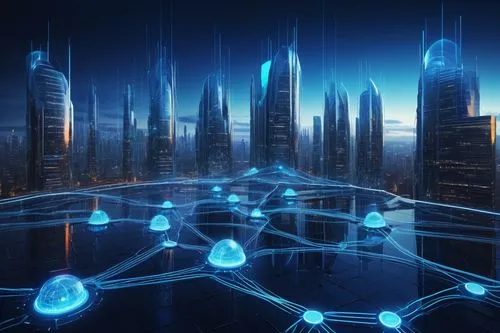 cybercity,cybernet,cyberport,cybertown,futurenet,cyberia,capcities,electronico,cyberview,connected world,cyberonics,cyberscene,citydev,decentralised,metropolis,blockchain management,futuristic landscape,cyberarts,spider network,megacorporation,Illustration,Retro,Retro 24