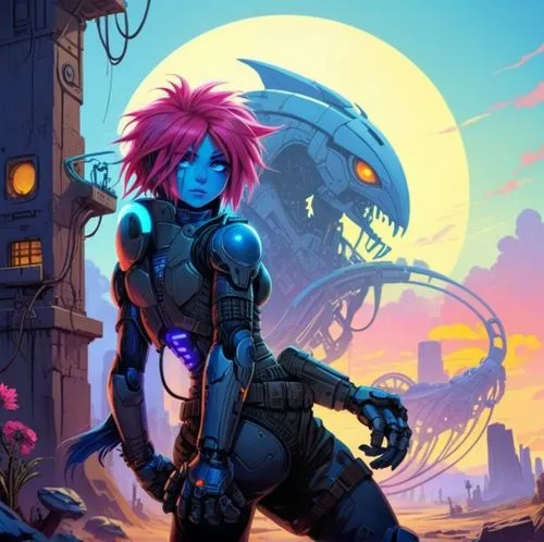 celldweller,motoko,ikaros,vi,cortana,wildstar,Illustration,Children,Children 01