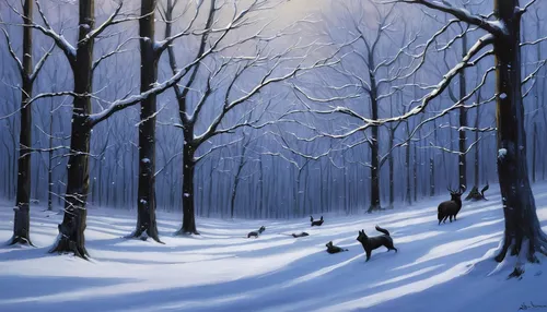 winter forest,winter landscape,snow landscape,snow scene,snowy landscape,snow trees,winter background,forest landscape,christmas landscape,winter animals,snow trail,winter dream,chestnut forest,birch forest,coniferous forest,night snow,winter deer,christmas snowy background,wintry,deciduous forest,Illustration,Paper based,Paper Based 02