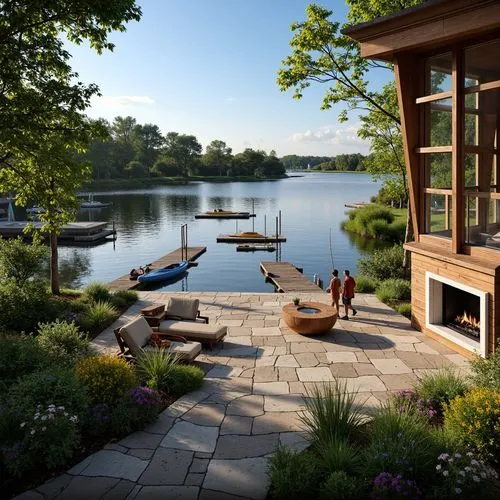 summer cottage,wooden decking,lake view,boat dock,house by the water,landscaped,house with lake,dock on beeds lake,summer house,boathouse,home landscape,beautiful lake,lakeside,decking,undock,landscaping,summerhouse,cottage,landscape design sydney,pool house