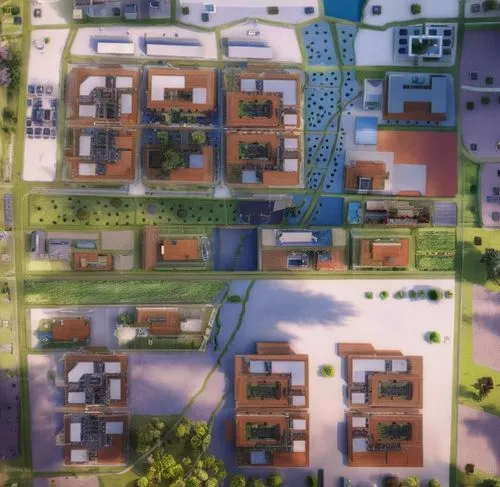 new housing development,town planning,residential area,suburban,suburbs,apartment complex,apartment buildings,street plan,townhouses,aurora village,blocks of houses,residential,industrial area,city bl