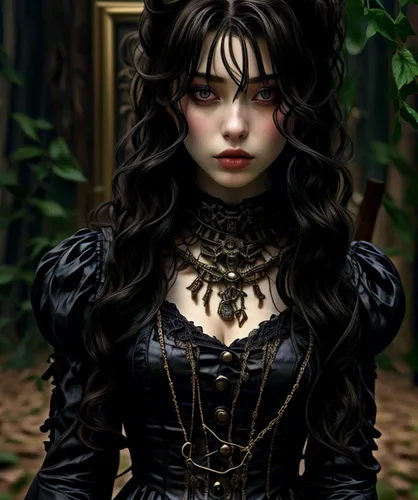 gothic portrait,gothic woman,gothic fashion,victorian lady,gothic style,victorian style,gothic dress,gothic,black rose,fantasy portrait,the enchantress,female doll,celtic queen,dark gothic mood,goth woman,victorian fashion,steampunk,lady of the night,mystical portrait of a girl,vampire lady