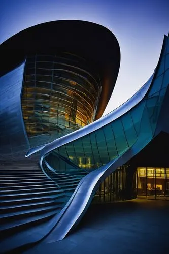 futuristic art museum,futuristic architecture,walt disney concert hall,disney hall,morphosis,fearnley,calatrava,curvatures,segerstrom,esteqlal,hammerson,sinuous,etfe,velopark,blavatnik,kaust,antinori,arcology,spiralling,modern architecture,Illustration,Retro,Retro 19