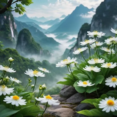 nature background,mountain flowers,nature wallpaper,flower background,mountain flower,landscape background