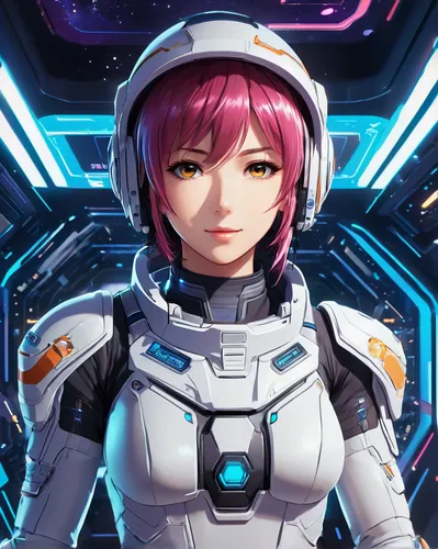 kosmea,sidonia,rei ayanami,nova,andromeda,shepard,cg artwork,magna,scifi,sakura,astronaut,eve,space-suit,spacesuit,zero,io,evangelion eva 00 unit,bot icon,robot icon,orbital,Illustration,Japanese style,Japanese Style 03