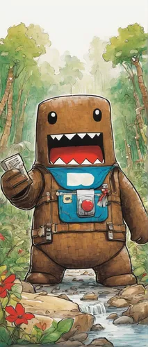 lake tanuki,groot super hero,sound studo,game illustration,perched on a log,beavers,danbo,bulbasaur,rimy,korokke,gingerbread man,beaver,gingerbread boy,camera illustration,the mascot,coffee tea illustration,scandia bear,pixaba,groot,bear guardian,Illustration,Paper based,Paper Based 07