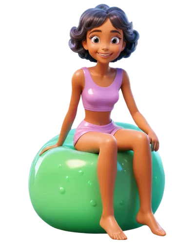 tiana,exercise ball,girl sitting,girl with cereal bowl,jasmine,lilo,inflatable,bath ball,agnes,disney character,inflatable pool,trampolining--equipment and supplies,female swimmer,moana,hula,cute cartoon character,3d model,pixie-bob,figurine,3d figure,Art,Classical Oil Painting,Classical Oil Painting 27