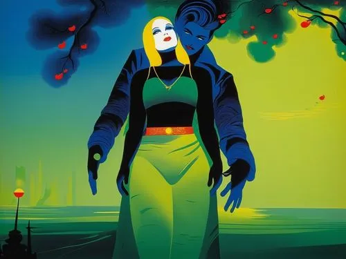 art deco woman,emshwiller,namorita,feininger,zentradi,feitelson,vados,zatara,radebaugh,mesmero,halloween poster,barda,zeena,elphaba,dreadstar,atomic age,vampira,promethea,tretchikoff,hela,Illustration,Vector,Vector 09