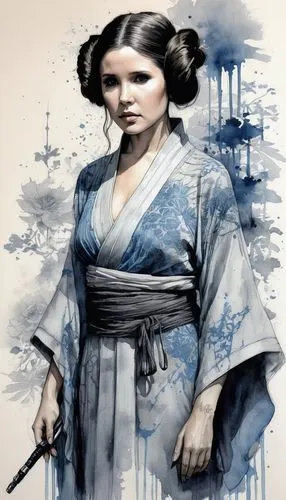 hanfu,organa,leia,geisha,geiko,padme,guqin,hakama,iaido,ashina,kyudo,yuanji,rey,huanghua,daiyu,amidala,geisha girl,hanbok,yojimbo,jianghua,Illustration,Paper based,Paper Based 30