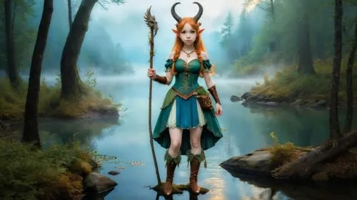 tuatha,dryad,elven forest,elven,faerie,alfheim