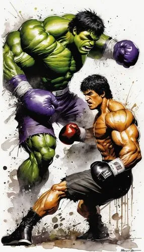 overhand,punchers,hulking,hulks,prizefighting,pugilists,Illustration,Paper based,Paper Based 03