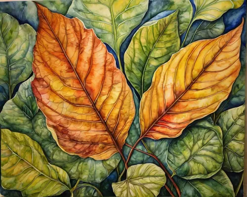 watercolor leaves,colored leaves,watercolor leaf,watercolour leaf,leaf drawing,colorful leaves,fall leaf border,leaf background,autumn leaf paper,colored pencil background,beech leaves,foliage coloring,autumnal leaves,chestnut leaves,leaves in the autumn,mandarin leaves,gum leaves,leaves frame,fall leaves,fall leaf,Illustration,Paper based,Paper Based 24