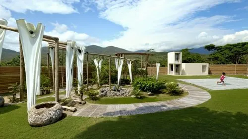 ecovillages,ecovillage,bulusan,climbing garden,cube stilt houses,hualien,Photography,General,Realistic