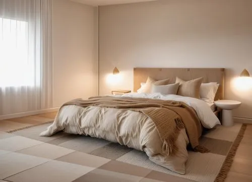 bed linen,modern room,search interior solutions,contemporary decor,bedroom,modern decor,guest room,table lamps,linens,interior decoration,home interior,guestroom,table lamp,sleeping room,floor lamp,render,laminate flooring,3d rendering,linen,neutral color,Photography,General,Realistic