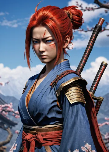 kiyomizu,goki,swordswoman,katana,tsukemono,samurai fighter,jinrikisha,samurai,female warrior,senso-ji,sanshin,kinara,mukimono,ayu,motsunabe,kenjutsu,jeongol,koto,beautiful girls with katana,sakura