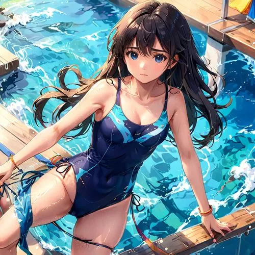 uzuki,summer swimsuit,chihaya,suzumiya,haruhi,mikuru asahina,Anime,Anime,Realistic