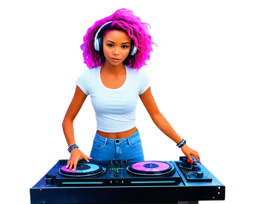 dj,disk jockey,djn,disc jockey,deejaying,pink vector,technotronic,derivable,djm,serato,turntablist,deejay,dj equipament,djing,deejays,dj party,djed,turntablism,pink background,djezzy,Illustration,Japanese style,Japanese Style 14