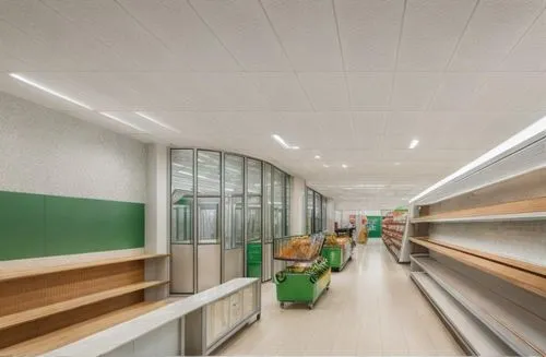 school design,cafeteria,ceiling ventilation,ceiling construction,canteen,hallway space,daylighting,concrete ceiling,karbovanets,supermarket shelf,waitrose,grocery store,supermarket,servery,supermarket chiller,children's interior,aisle,ceiling lighting,cantine,delhaize,Common,Common,Natural