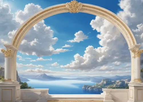 cloud shape frame,heaven gate,heavenly ladder,frame border illustration,cartoon video game background,landscape background,art background,backgrounds,background vector,frame illustration,sky,decorative frame,immenhausen,round arch,background images,arch,frame flora,window to the world,frame mockup,archway,Art,Classical Oil Painting,Classical Oil Painting 02