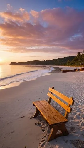 bench by the sea,wooden bench,beach furniture,beautiful beaches,sunrise beach,byron bay,beach landscape,dream beach,bench chair,bench,beach chair,beach scenery,beautiful beach,bundeena,new south wales,deckchair,fraser island,wood and beach,sunset beach,illawarra,Photography,General,Realistic