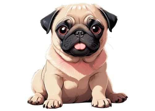 pug,dog illustration,puggle,pet portrait,dog drawing,pekingese,french bulldog,watercolor dog,mastiff,korean mastiff,the french bulldog,vector illustration,digital painting,bulldog,spanish mastiff,english mastiff,animal portrait,bullmastiff,vector art,digital illustration,Illustration,American Style,American Style 13